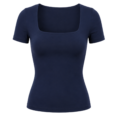 Blusa suplex azul marino 1