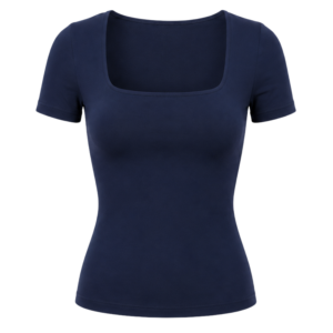 Blusa suplex cuello cuadrado