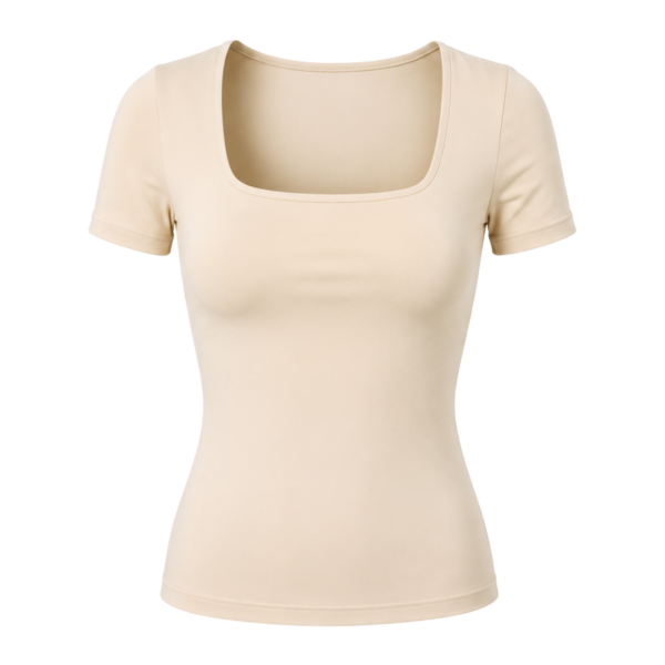 Blusa suplex beige 1 Blusa suplex beige 1