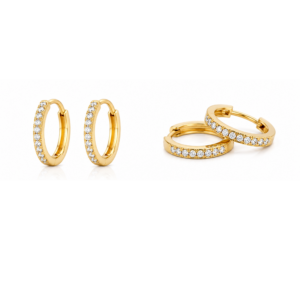 Aretes Argolla Luxury Gold