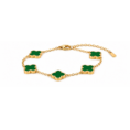 pulsera de trebol verde 2