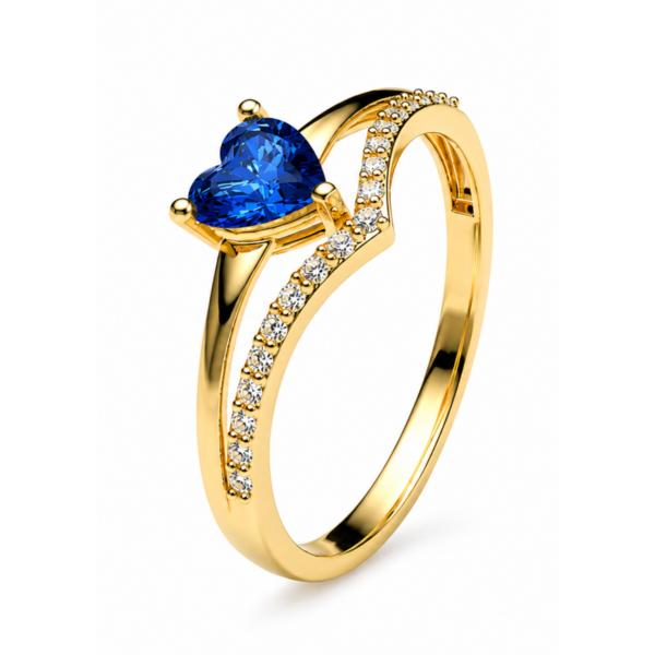 anillo corazon azul 2 anillo corazon azul 2