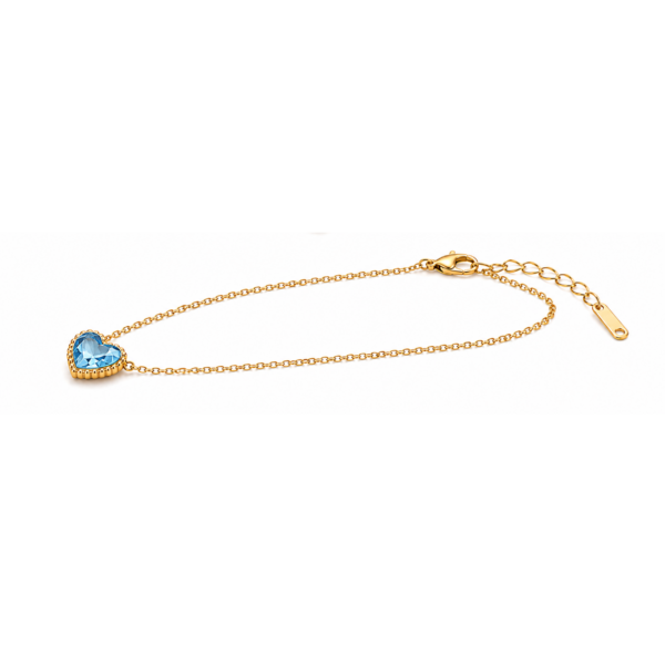 collar de corazon celeste 2