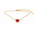 collar de corazon rojo 1
