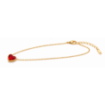 collar de corazon rojo 2