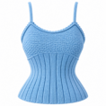Camisola azul celeste de punto