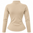 Chaqueta deportiva beige de espalda