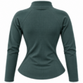 Chaqueta deportiva verde azulado de espalda