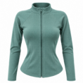 Chaqueta entallada verde salvia