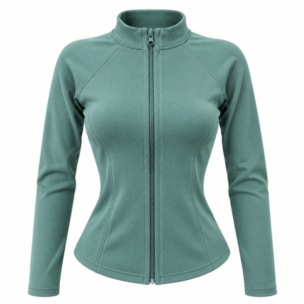 Chaqueta entallada verde salvia Chaqueta entallada verde salvia