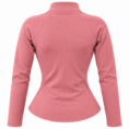 Chaqueta rosa de espalda ajustada